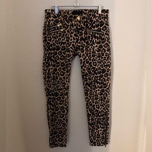 Juicy Couture Leopard Cheetah Print Jeans Pants size 27